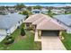 A bird's eye view of the home and the neighborhood surrounding it at 2206 Silver Lakes N Dr, Lakeland, FL 33810