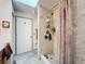 Tiled shower and bathroom at 2206 Silver Lakes N Dr, Lakeland, FL 33810