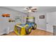 Comfortable bedroom with ceiling fan, closet, and a fun atmosphere at 2330 Peterson Rd, Lakeland, FL 33812
