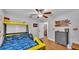 Well-designed bedroom with ceiling fan, closet, and charming decor at 2330 Peterson Rd, Lakeland, FL 33812