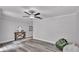 Bright, bonus room with modern grey flooring and ample natural light at 2330 Peterson Rd, Lakeland, FL 33812