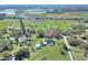 This aerial view shows the home's location amid farmland and picturesque landscapes at 5118 Eagles Nest Dr, Lakeland, FL 33810