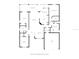 This is a floor plan of a house with 2 bedrooms, 2 bathrooms, a garage, a living room, and a screened-in porch at 5725 Mallard Dr, Lakeland, FL 33809