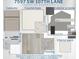 Interior design selections including cabinets, countertops, wall tile, flooring, interior paint, and exterior scheme at 7597 Sw 107Th Ln, Ocala, FL 34480