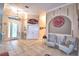 Open-concept living area with tile floors, high ceilings, and ample natural light at 1 Lake Eloise Ln, Winter Haven, FL 33884