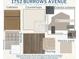 Selection board showcasing the home's cabinets, countertops, wall tile, flooring, and exterior and interior paint schemes at 1752 Burrows Ave, Lakeland, FL 33811
