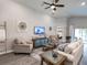 Inviting living room with comfortable seating, stylish decor, and seamless access to the outdoors at 1758 Burrows Ave, Lakeland, FL 33811