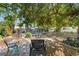 Large backyard featuring a screened pool and a patio area perfect for outdoor entertaining at 2020 Indian Trl, Lakeland, FL 33813
