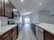 Modern kitchen featuring stainless steel appliances and granite countertops at 236 Talladega Ln, Polk City, FL 33868