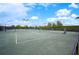 Well maintained community tennis courts with lighting for night play at 2900 Grasslands Dr, Lakeland, FL 33803