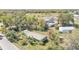 Elevated view of the property showing house and surrounding acreage at 3995 Townley Dr, Mulberry, FL 33860