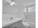 Modern bathroom with updated vanity, tub, and shower at 3995 Townley Dr, Mulberry, FL 33860