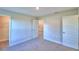The bedroom includes carpet, an open closet and is freshly painted, awaiting your personal touch at 4123 Tullamore Ln, Auburndale, FL 33823