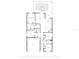 Detailed floor plan outlining the layout of the home, including bedrooms, living spaces, and garage at 474 Cedar Glen Dr, Lake Alfred, FL 33850