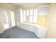 Bright office space with built-in shelving, storage cabinets, and a window seat at 6620 Lake Clark Dr, Lakeland, FL 33813
