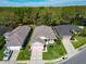 A bird's eye view showcases lush landscaping around this well-maintained single Gathering home at 6907 Eagle Ridge Blvd, Lakeland, FL 33813