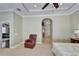 Spacious main bedroom leads to a gorgeous ensuite bath at 6907 Eagle Ridge Blvd, Lakeland, FL 33813