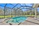 Stunning screened-in pool with spa and spacious patio for outdoor enjoyment and relaxation at 9216 Tom Moore Rd, Lakeland, FL 33810