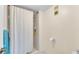 Shower stall with showerhead and integrated toiletry storage, adjacent to the toilet and sink at 1130 N Lake Parker Ave # C328, Lakeland, FL 33805