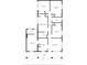 Home floor plan showing layout of the kitchen, bedrooms, bathrooms, and living areas at 1714 2Nd Ne St, Winter Haven, FL 33881