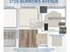 Selection of designer home materials, including cabinets, flooring, countertops, and exterior and interior paint at 1728 Burrows Ave, Lakeland, FL 33811