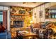 Living room featuring a stone fireplace and traditional furnishings at 1842 Pinnacle Dr, Lakeland, FL 33813