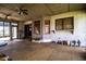 Another view of the screened-in patio with ceiling fans at 1842 Pinnacle Dr, Lakeland, FL 33813