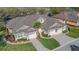 Aerial view of home with well-kept landscaping at 2987 Mission Lakes Dr # 10, Lakeland, FL 33803