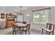 Charming dining room with chandelier and a view to the outside at 3717 Highland Fairways Blvd, Lakeland, FL 33810