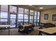 Meeting room featuring a lake view, ample seating, and lots of natural light at 1007 Forest Lake Dr, Lakeland, FL 33809