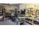 Community workshop featuring a table saw, work benches, and storage at 1007 Forest Lake Dr, Lakeland, FL 33809