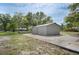 Detached block storage shed located at the back of the property at 1310 Walt Williams Rd, Lakeland, FL 33809