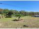 Scenic backyard view showcasing lush greenery, waterfront access, and a serene dock area at 1810 Blue Lake Dr, Lakeland, FL 33801