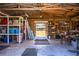 Bright barn interior with concrete floors and exposed beam ceilings providing ample storage at 408 Old Bartow Lake Wales Rd, Bartow, FL 33830