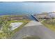 Aerial view of boat ramp and dock offering lake access at 4929 Tennessee Lake Dr, Auburndale, FL 33823