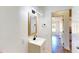 This bathroom has great lighting and is conveniently located next to the bedroom at 6525 Glen Meadow Dr, Lakeland, FL 33810