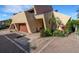 Beautiful exterior view of the home featuring unique architectural details and lush landscaping at 14 Casarena Ct, Winter Haven, FL 33881