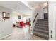Spacious finished basement with tile floors and open layout, great for entertaining or relaxing at 1880 N Crystal Lake Dr # 35, Lakeland, FL 33801