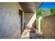 Charming covered entrance with well kept exterior, offering a welcoming ambiance at 1880 N Crystal Lake Dr # 35, Lakeland, FL 33801