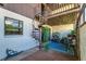 Enclosed sunroom with spiral staircase leading to the second floor at 1880 N Crystal Lake Dr # 35, Lakeland, FL 33801