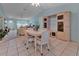 Eat-in dining area featuring tile flooring and a lovely light fixture at 1939 Prairie Dunes N Cir, Lakeland, FL 33810