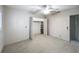 Neutral bedroom with a closet and carpet floors, offering a blank canvas for personalization at 2605 Nevada Rd, Lakeland, FL 33803