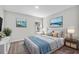 Cozy bedroom with neutral walls, comfortable furnishings, and natural light at 302 Ave P Nw, Winter Haven, FL 33881