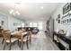 Spacious living room showcases an open floor plan with living and dining areas at 4189 Marseille Ln, Lakeland, FL 33810