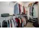 Walk-in closet with ample shelving and hanging storage at 4189 Marseille Ln, Lakeland, FL 33810