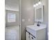 Bathroom featuring modern vanity with gray walls at 4228 Sunny Land Dr, Lakeland, FL 33813