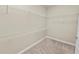 Walk-in closet offering multiple shelves and carpeted floors at 5020 Truman Ln, Lakeland, FL 33812