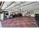 Inside the spacious garage with a golf cart and plenty of storage space at 6059 Condor Dr, Lakeland, FL 33809