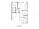 Detailed floor plan showcasing the layout of the home including the kitchen, bedrooms, living spaces, and garage at 1341 Mattie Pointe Blvd, Auburndale, FL 33823
