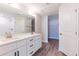 Bathroom boasts double sinks, vanity, and a spacious walk-in closet at 13650 Sw 43Rd Cir, Ocala, FL 34473